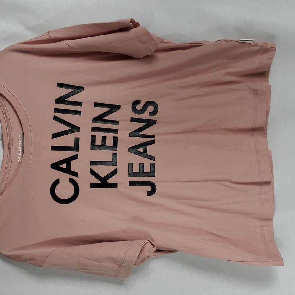 Calvin Klein Crop Tee SZ LG
